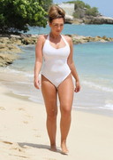 Lauren Goodger in a swimsuit