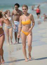 Lauren Hubbard in a bikini