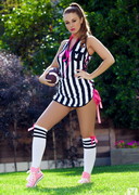 Leanna Decker is a nude referee