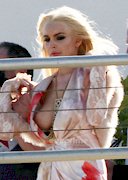 Lindsay Lohan boob slip