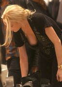 Lindsay Lohans hanging tits
