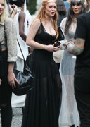 Lindsay Lohan cleavage