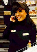 Lisa Ann at Dunkin Donuts