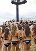 Bikini shower record