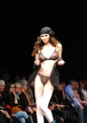 Madalina Pica boobs on the runway