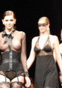 Madalina Pica boobs on the runway
