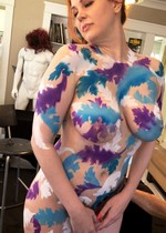 Maitland Ward body paint