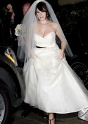 Marla Sokoloff busty in a wedding dress