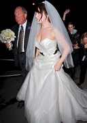 Marla Sokoloff busty in a wedding dress