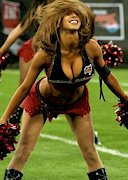 Busty cheerleader