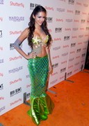 Melanie Iglesias as a mermaid
