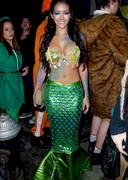 Melanie Iglesias as a mermaid