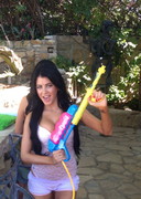 Melissa Howe at the Playboy mansion