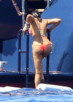 Padma Lakshmi in a bikini