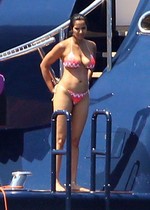 Padma Lakshmi in a bikini