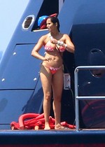 Padma Lakshmi in a bikini