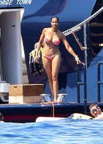 Padma Lakshmi in a bikini