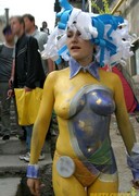 Party chicks in body paint