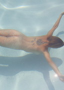 Piper Candless in see through swimsuit