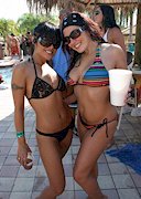 Porn stars pool party