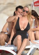 Rhian Sugden in a swimsuit