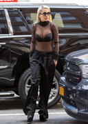 Rita Ora cleavage candids