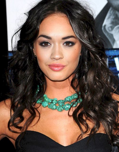 Rita Ora as a brunette