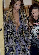 Rita Ora cleavage candids