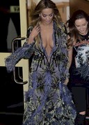 Rita Ora cleavage candids