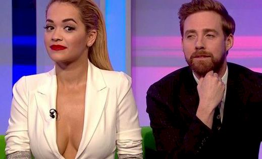 Rita Ora cleavage The One Show