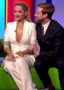 Rita Ora cleavage The One Show