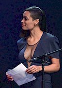 Rosario Dawson cleavage