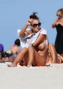 Rosie Jones topless candids