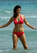 Roxanne Pallett sexy in a bikini