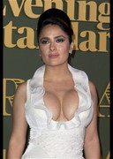 Salma Hayek big boobs cleavage