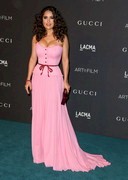 Salma Hayek cleavage in pink