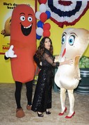 Salma Hayek at a sausage party