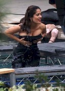 Salma Hayek wet downblouse