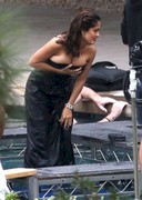 Salma Hayek wet downblouse