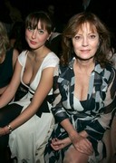 Susan Sarandon and Eva Amurri cleavage