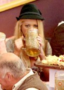 Tara Reid as a beer wench