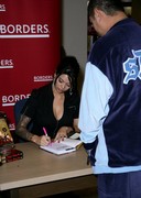 Tera Patrick signing her book