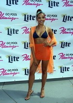 Tinashe in a bikini top