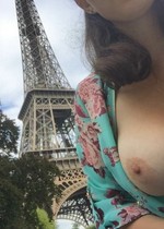 Flashing tits on vacation