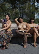 Topless reading