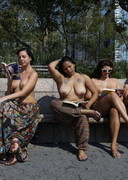 Topless reading
