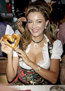 Verona Pooth busty at Oktoberfest