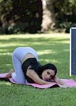 Big tit Yoga