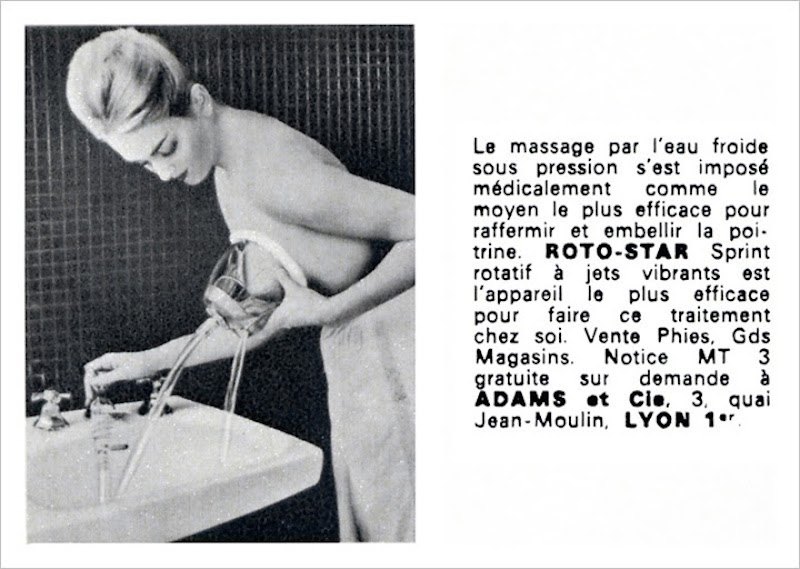 Vintage breast enlargement ad