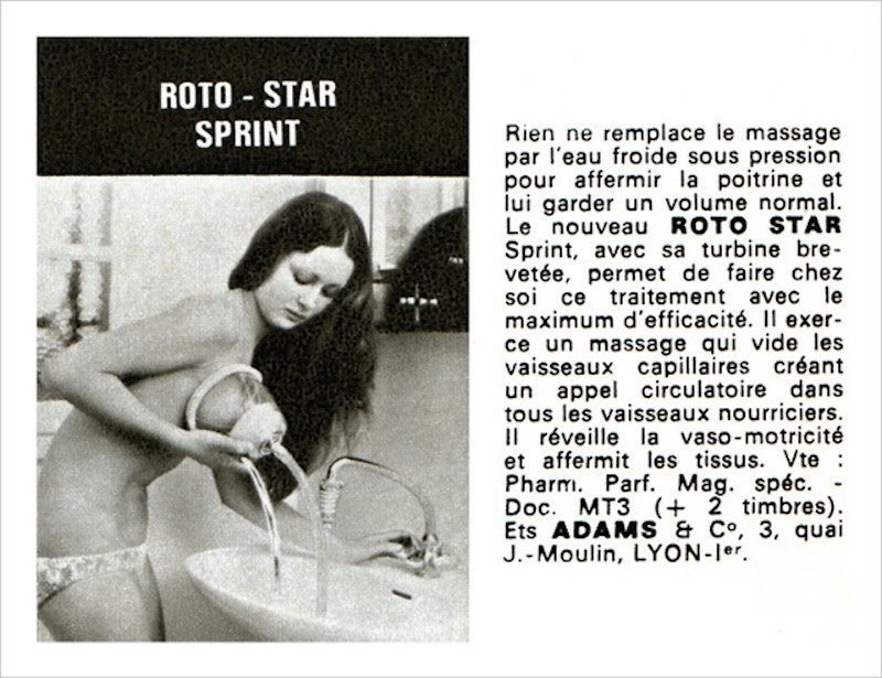Vintage breast enlargement ad